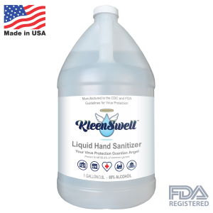 KleenSwell Liquid Hand Sanitizer - 1-Gallon Jug